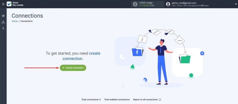 Facebook and Microsoft Dynamics 365 integration | Create a new connection