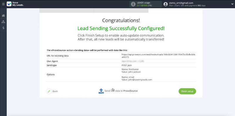 How to Automatically Send Data to ProveSource from Facebook Leads | Submit Test Data to ProveSource