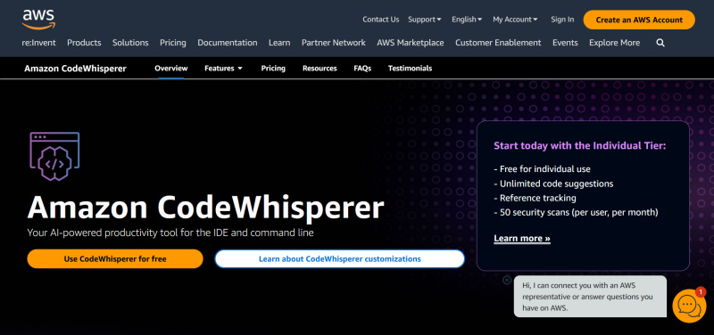 Amazon CodeWhisperer