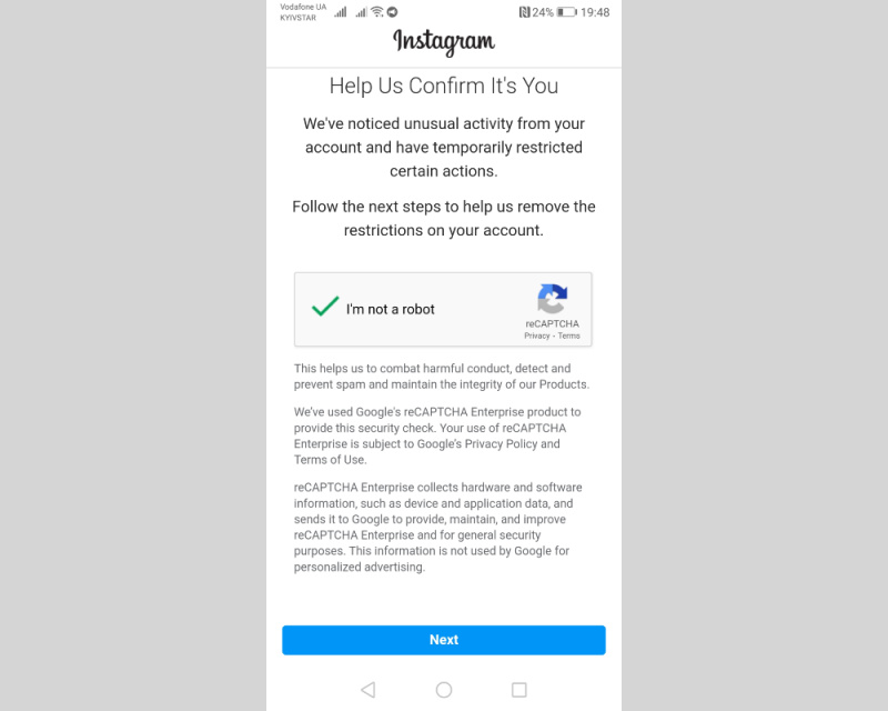 Verification process