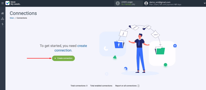 Facebook and Amazon DynamoDB integration | Create connection