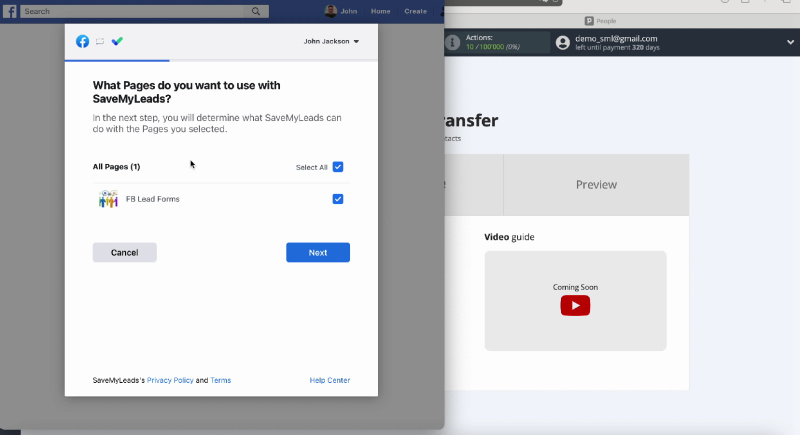 Facebook Leads Ads and Pipedrive CRM integration | Check all advertising pages
