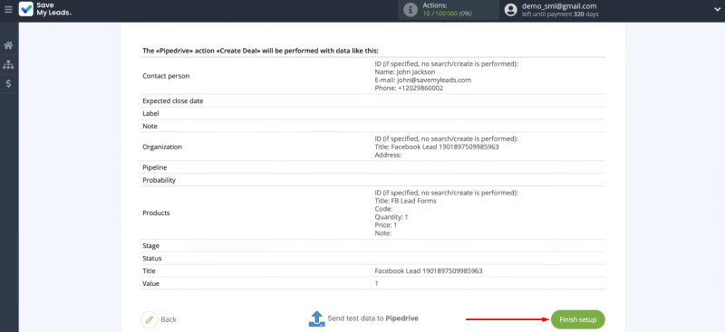 Facebook and Pipedrive integration | Enable auto-update