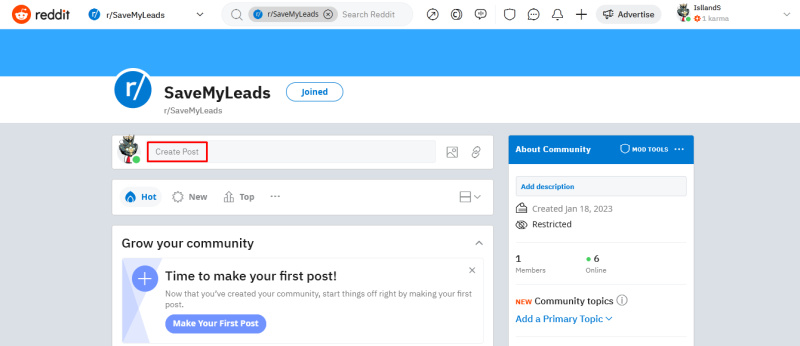 

How to make a Reddit post | Create post in subreddit<br>