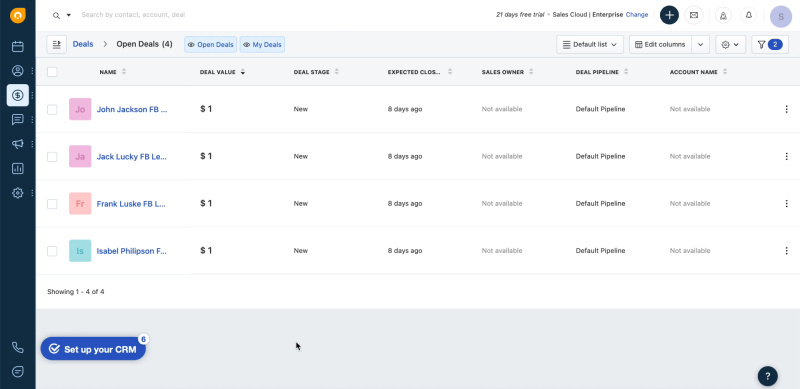 Facebook and Freshworks integration | Automatic lead uploads with SaveMyLeads