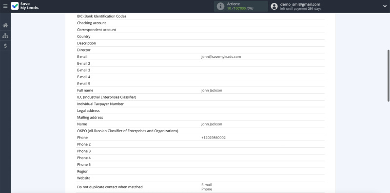 Example of sent data Part 2&nbsp;