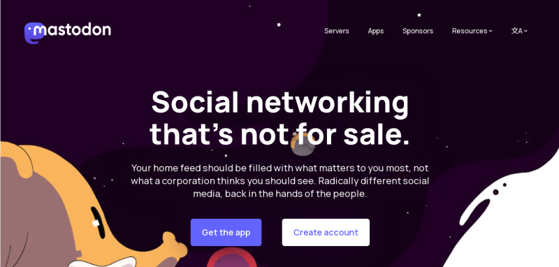 Top 5 Twitter Alternatives | Mastodon