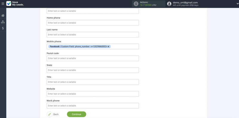 How to set up the upload of new leads from your Facebook ad account to your VerticalResponse email list |&nbsp;Configuring data transfer part 3