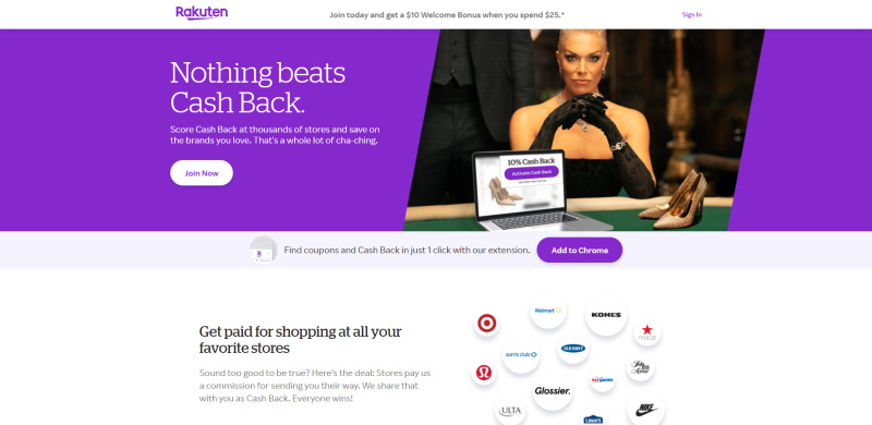 Rakuten official website