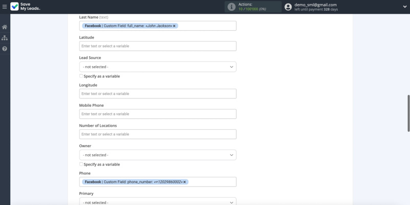Salesforce and Facebook integration | Setting up leads transfer to Salesforce, part 4