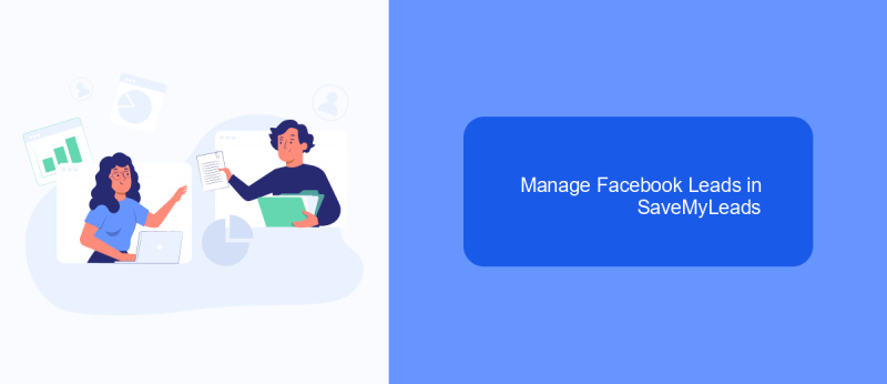 Manage Facebook Leads in SaveMyLeads