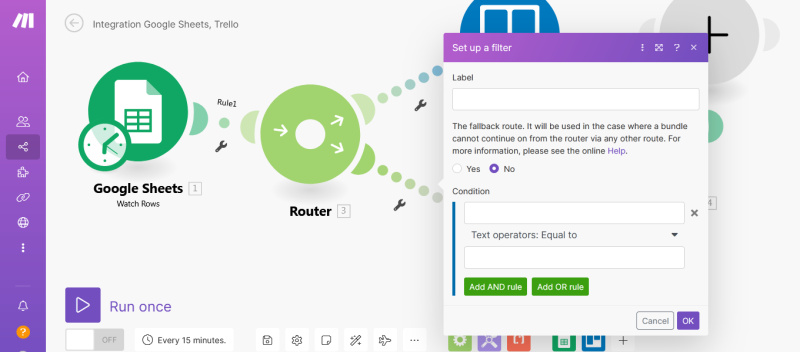 Integromat vs Zapier: comparison | Router in Make<br>