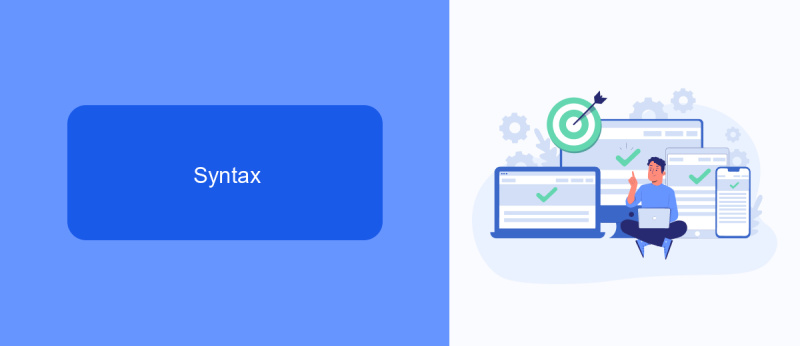 Syntax