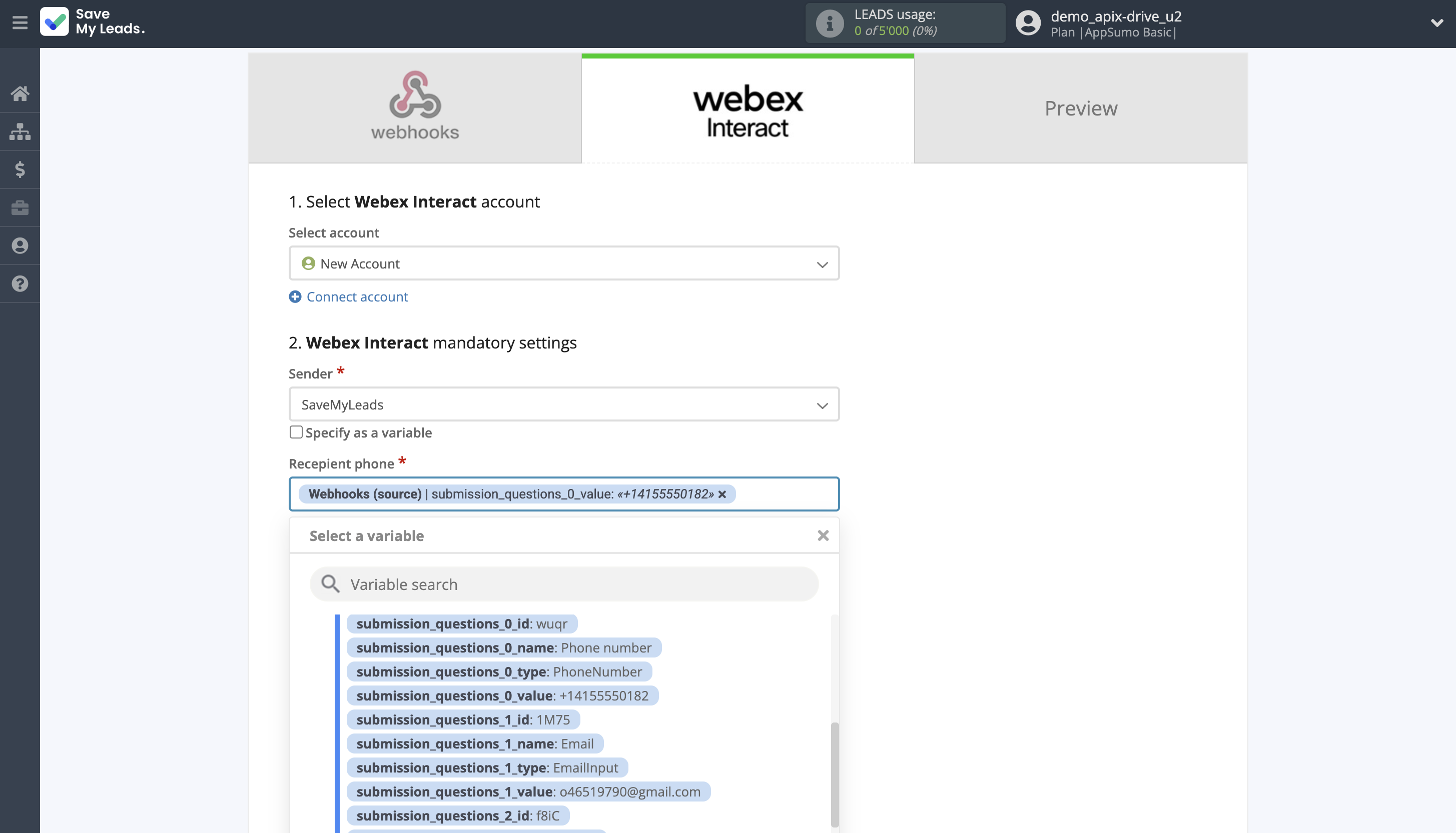 How to Connect Webhooks with Webex Interact | Assigning fields How to Connect Webhooks with Webex Interact | Assigning fields