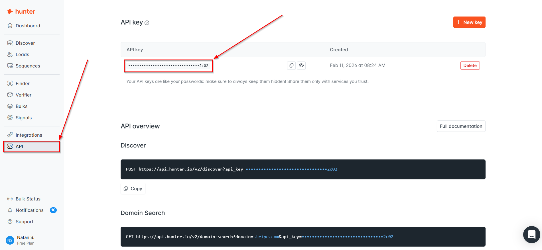 How to Connect Google Lead Form with Hunter.io | Data Destination account connection