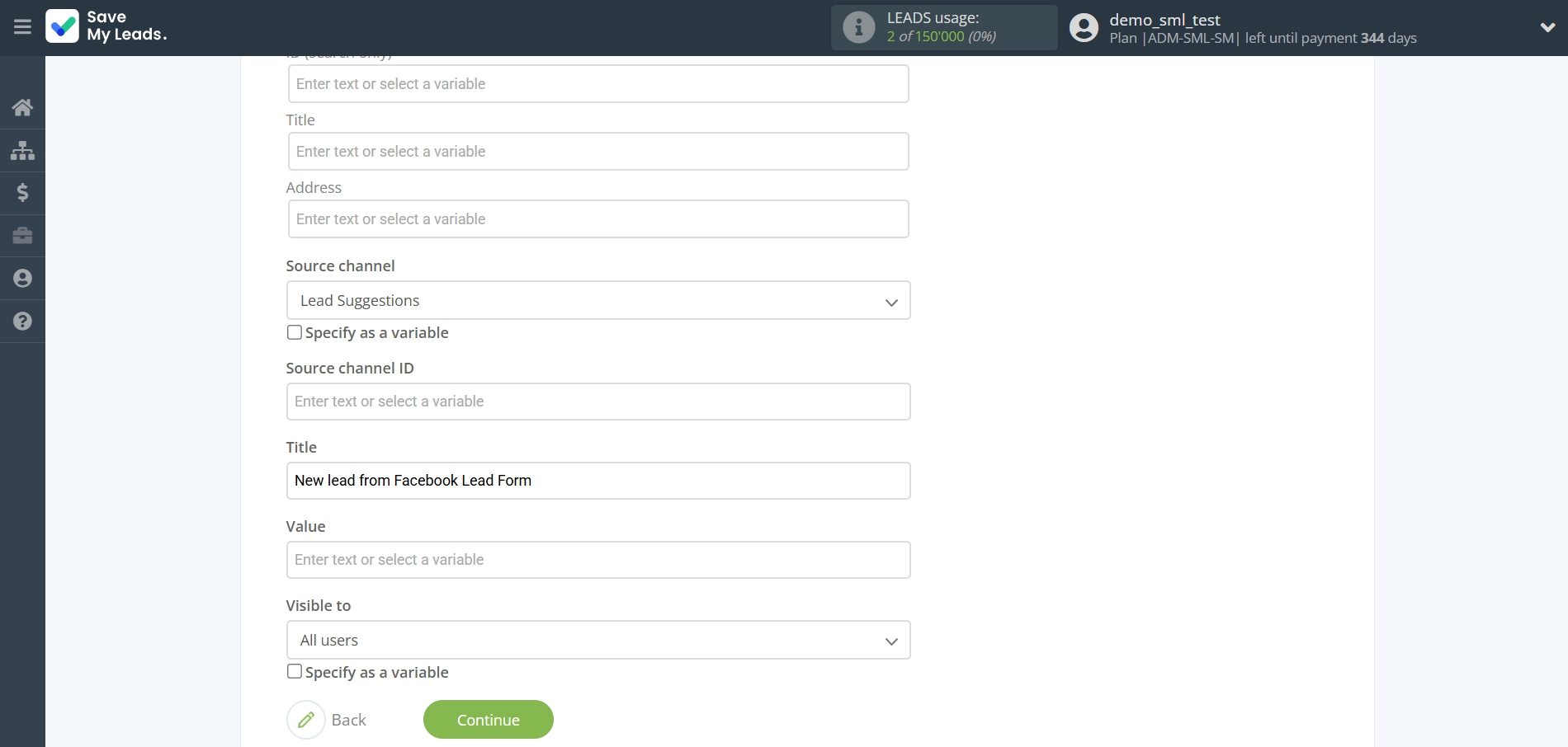 How to Connect Facebook  with Pipedrive Create Lead | Assigning fields