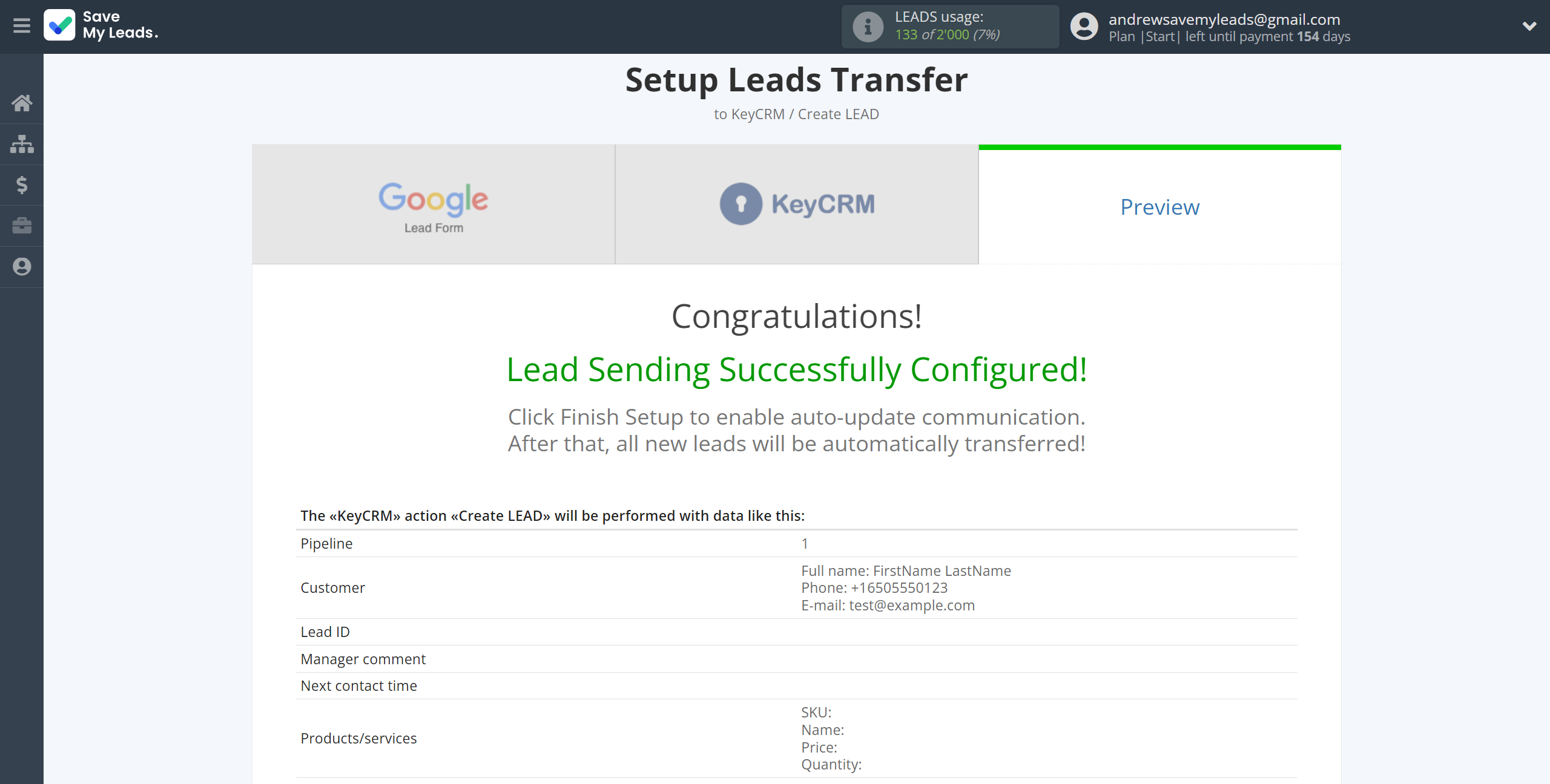 How to Connect Google Lead Form with KeyCRM Create Lead | Test data How to Connect Google Lead Form with KeyCRM Create Lead | Test data