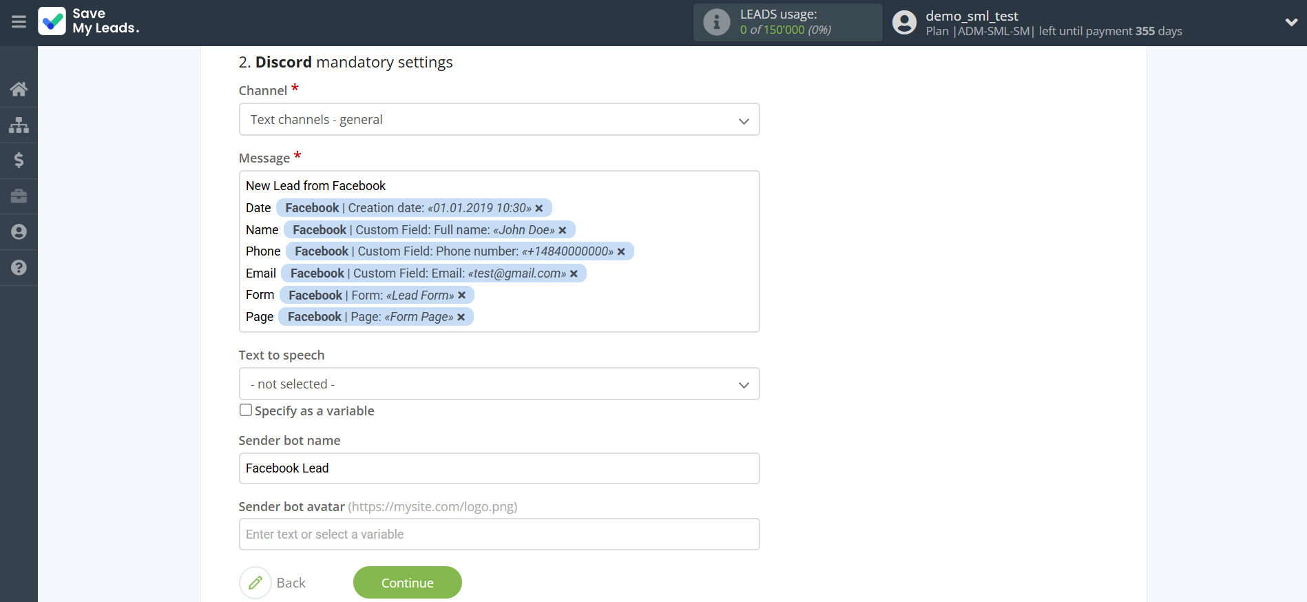 How to Connect Facebook with Discord | Assigning fields How to Connect Facebook with Discord | Assigning fields