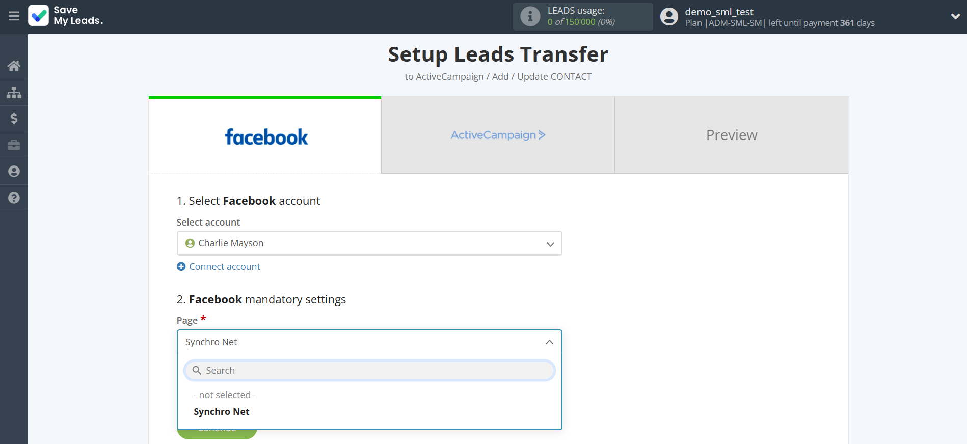 How to Connect Facebook with ActiveCampaign Create Contacts | Data Source account connection How to Connect Facebook with ActiveCampaign Create Contacts | Data Source account connection