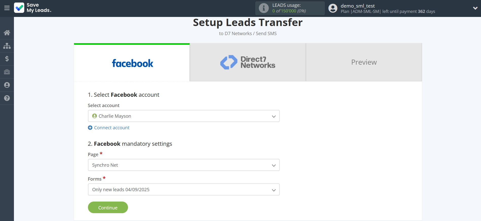 How to Connect Facebook with D7 Networks | Data Source account connection How to Connect Facebook with D7 Networks | Data Source account connection
