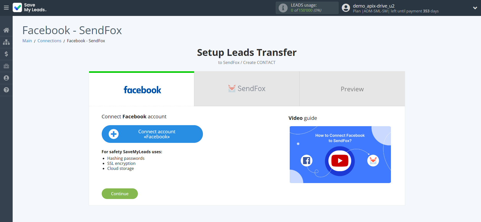 How to Connect Facebook with SendFox | Data Source account How to Connect Facebook with SendFox | Data Source account
