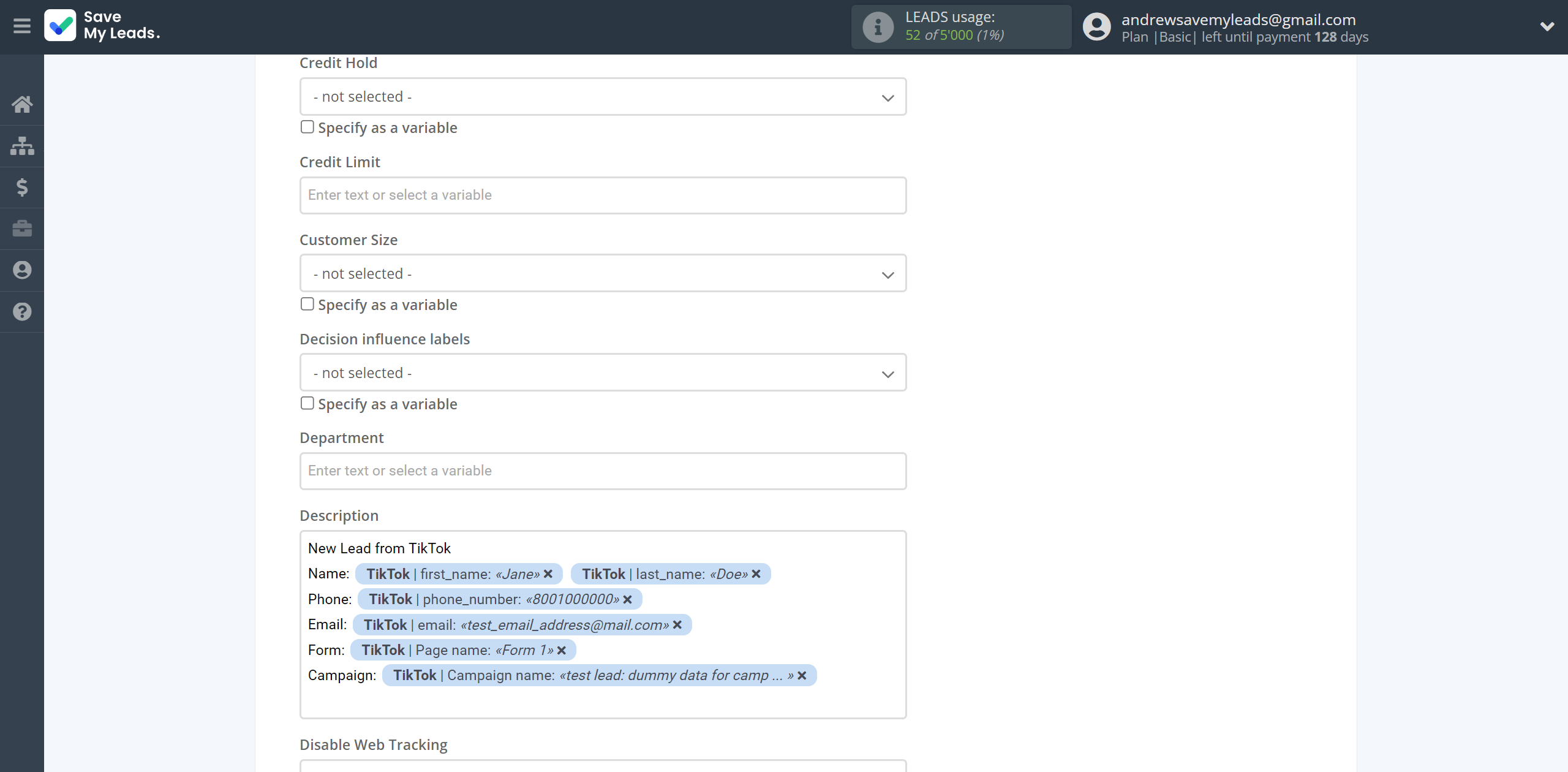 How to Connect TikTok with Microsoft Dynamics 365 Create Contacts | Assigning fields How to Connect TikTok with Microsoft Dynamics 365 Create Contacts | Assigning fields