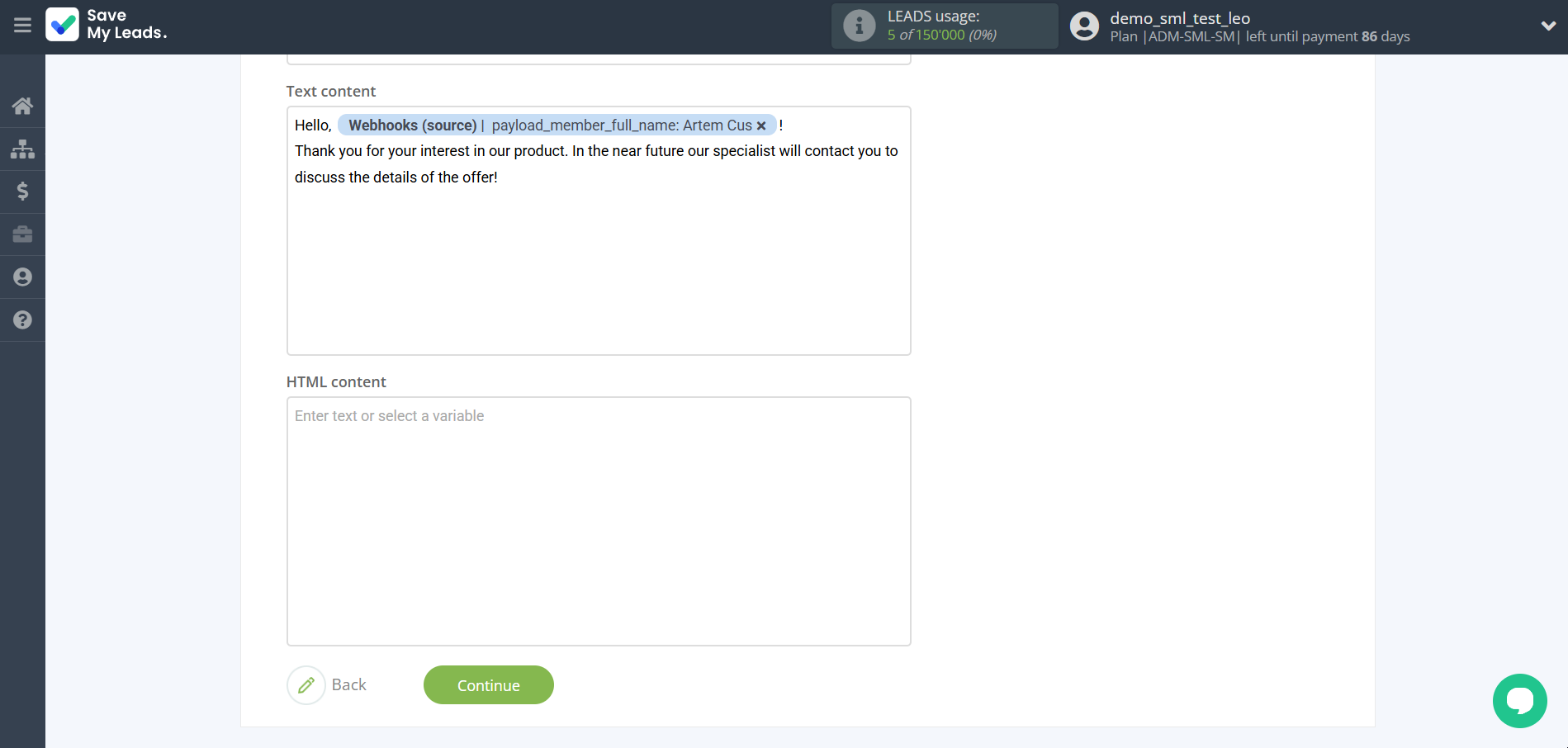 How to Connect Webhooks with Resend | Assigning fields