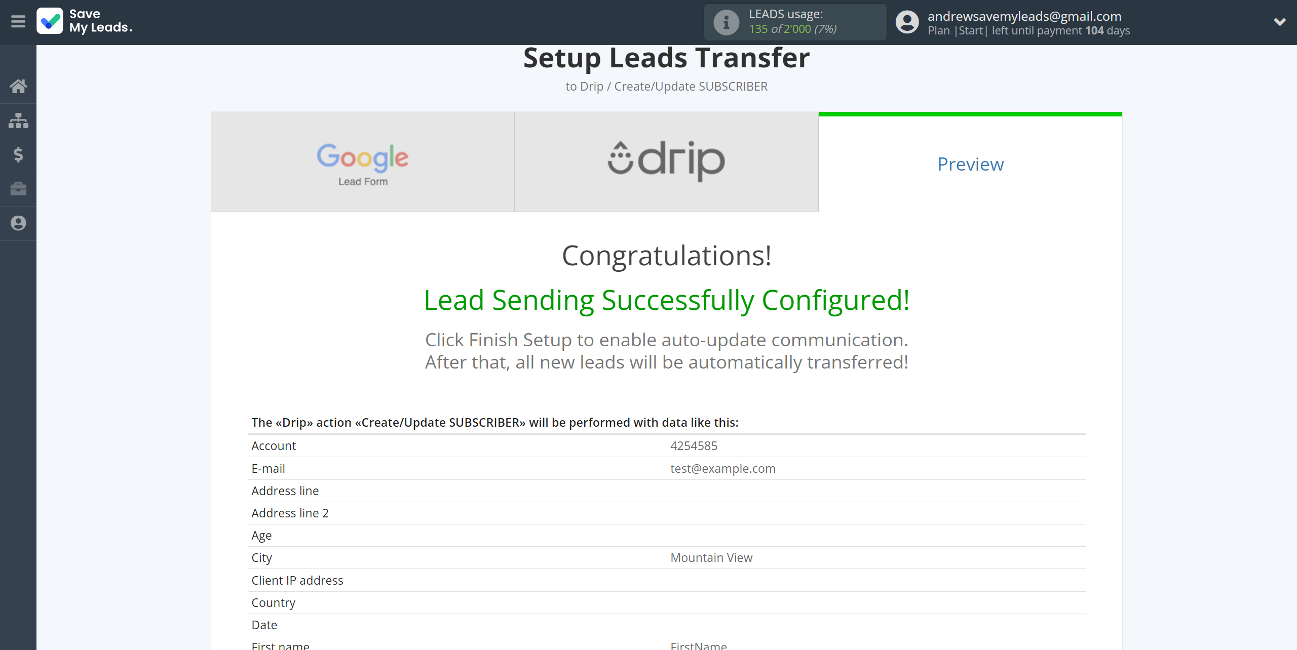 How to Connect Google Lead Form with Drip Create/Update Subscribers | Test data How to Connect Google Lead Form with Drip Create/Update Subscribers | Test data