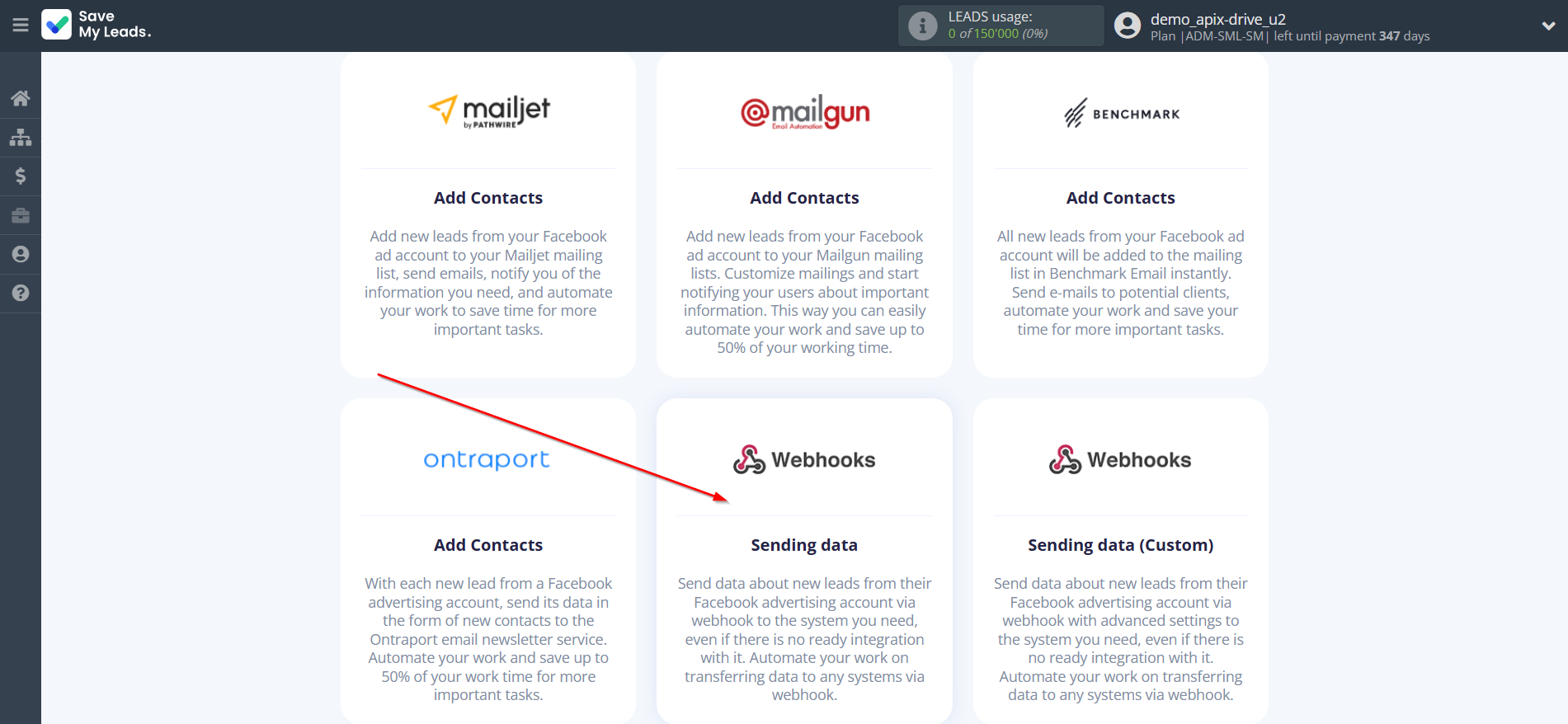 How to Connect TikTok with Webhooks | Data Destination system selection How to Connect TikTok with Webhooks | Data Destination system selection