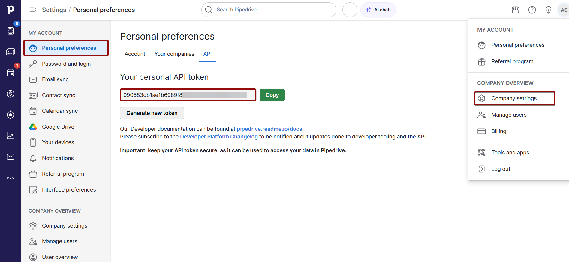 How to Connect Facebook with Pipedrive Create Contacts | Data Destination account connection