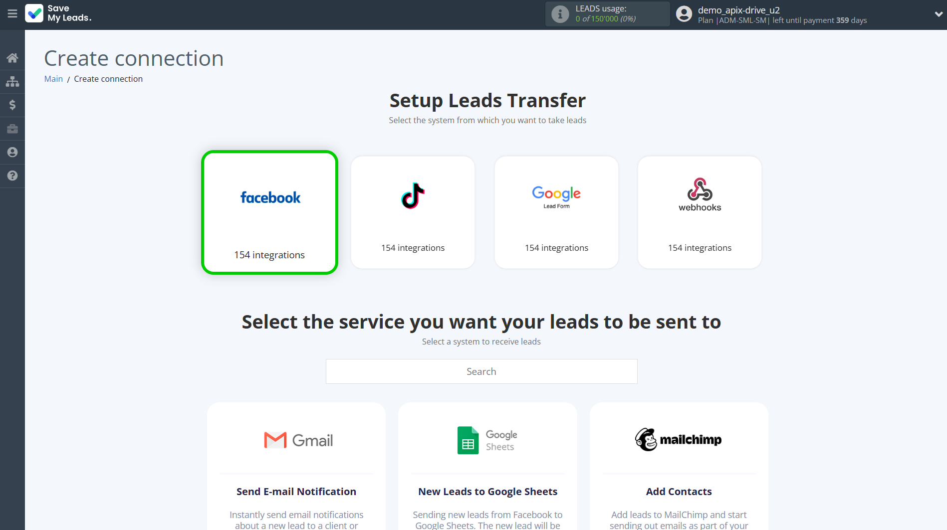How to Connect Facebook with ClickUp | Data Source system selection How to Connect Facebook with ClickUp | Data Source system selection