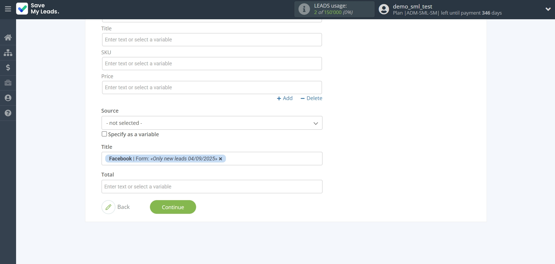 How to Connect Facebook with KeepinCRM Create Agreement | Assigning fields How to Connect Facebook with KeepinCRM Create Agreement | Assigning fields