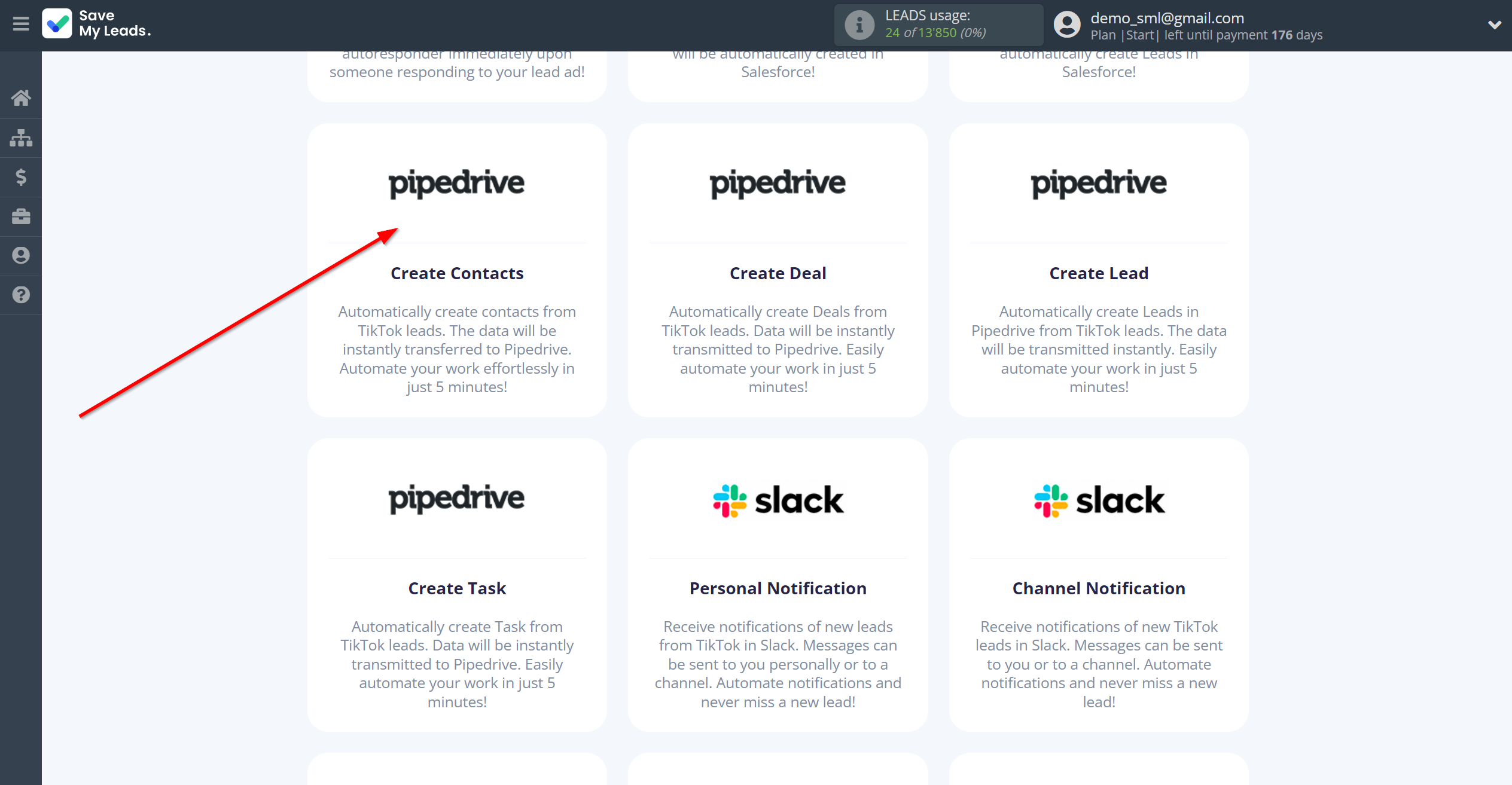 How to Connect TikTok with Pipedrive Create Contacts | Data Destination system selection How to Connect TikTok with Pipedrive Create Contacts | Data Destination system selection