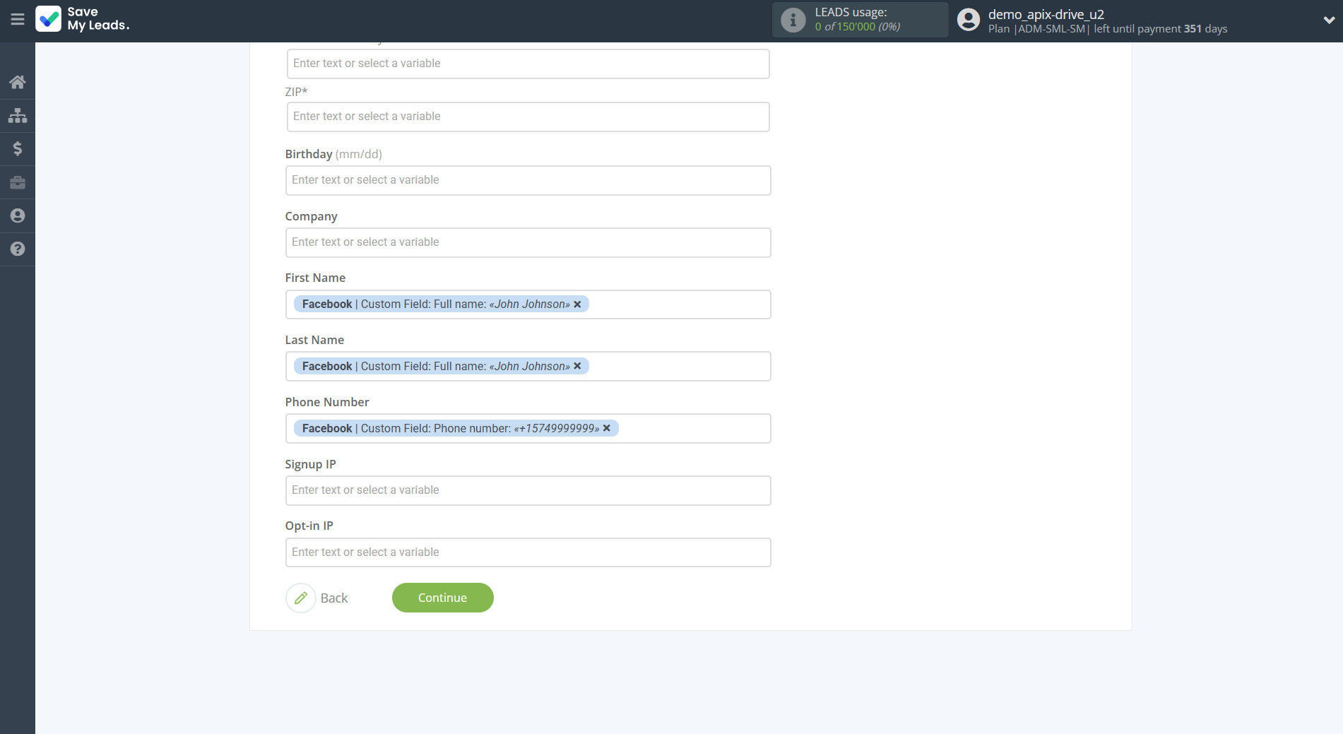 How to Connect Facebook with MailChimp | Assigning fields How to Connect Facebook with MailChimp | Assigning fields