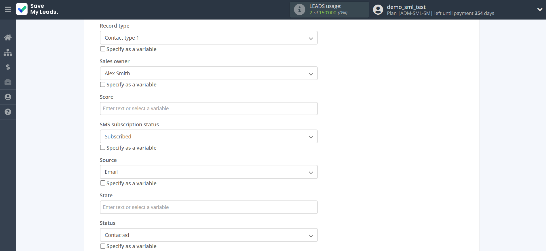 How to Connect Facebook with Freshworks Create Contacts | Assigning fields