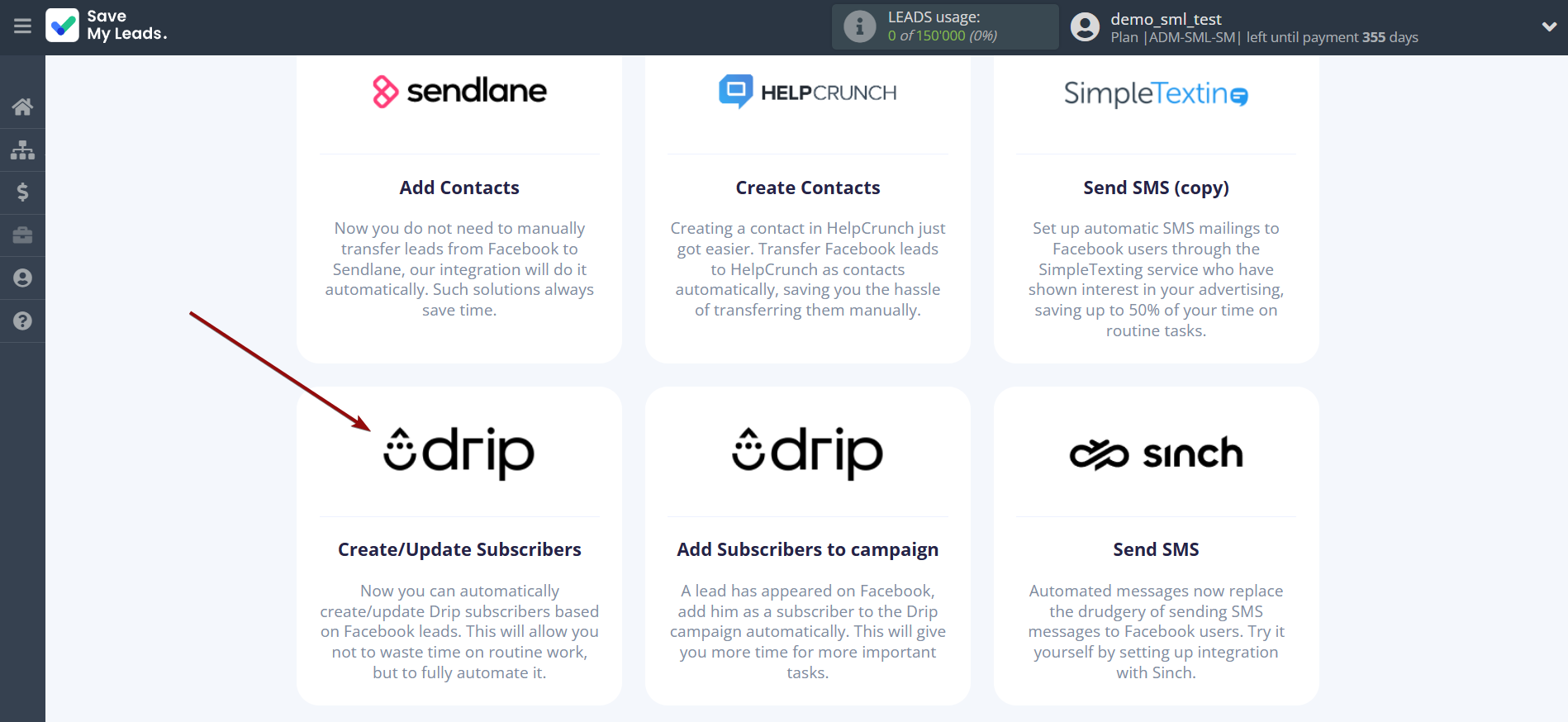 How to Connect Facebook with Drip Create/Update Subscribers | Data Destination system selection How to Connect Facebook with Drip Create/Update Subscribers | Data Destination system selection