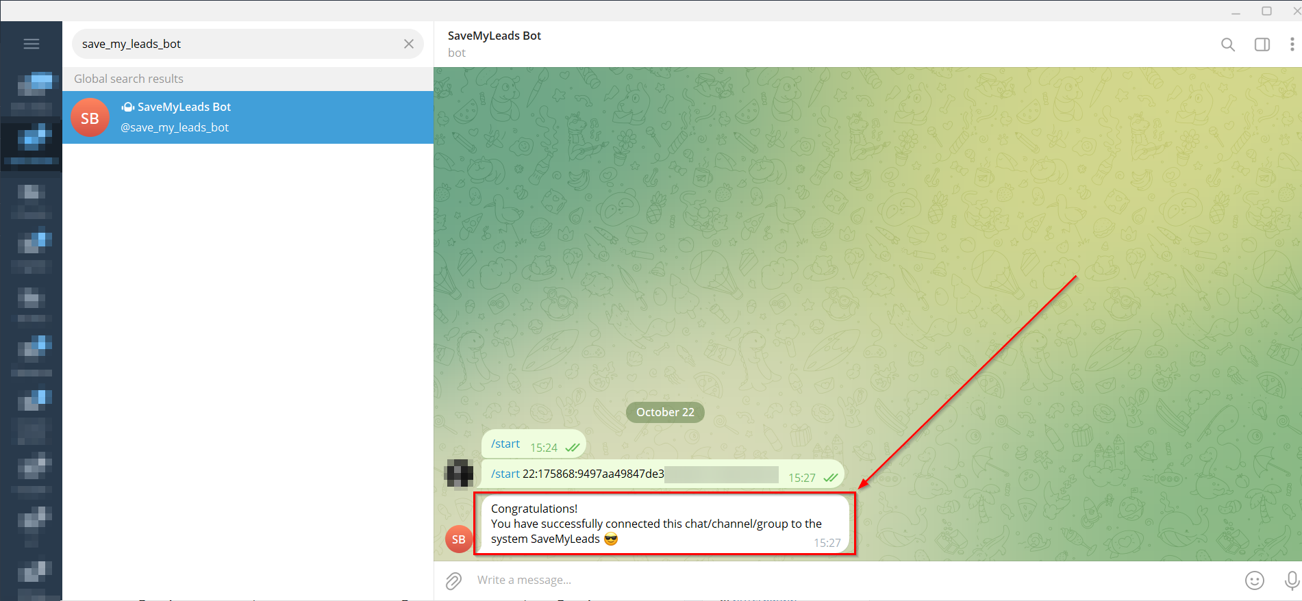 How to Connect Facebook with Telegram (your bot) | Data Destination account connection