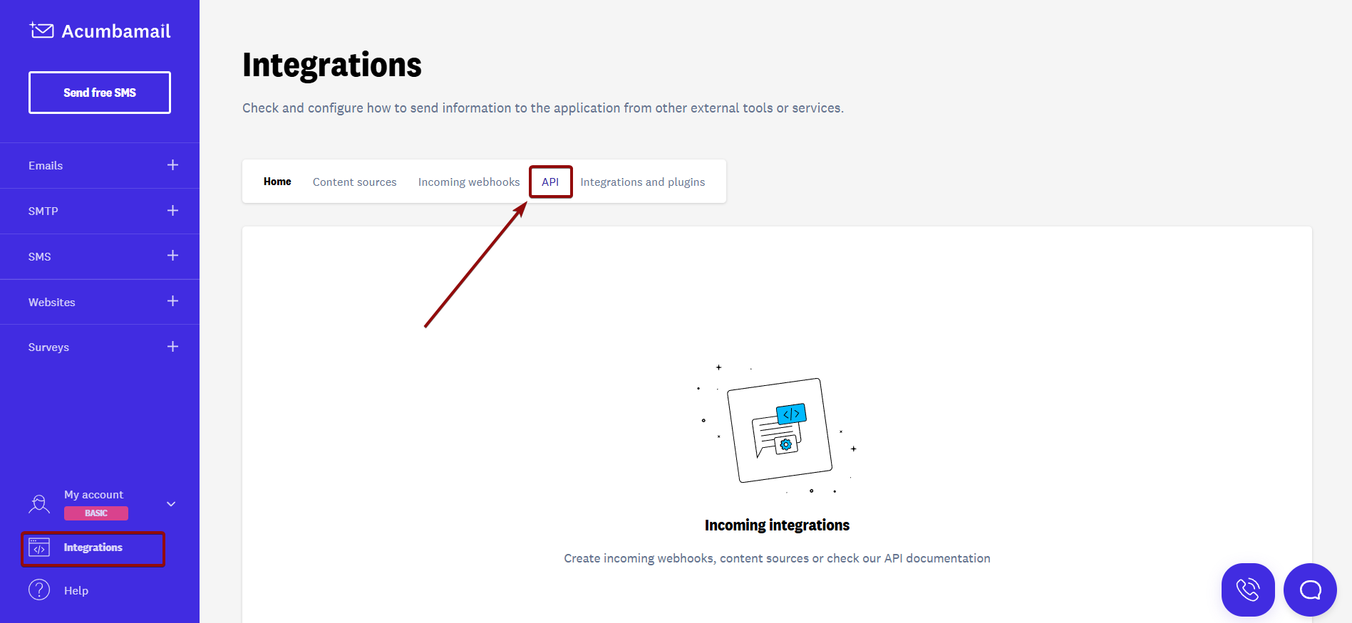 How to Connect Facebook with Acumbamail Send SMS | Data Destination account connection How to Connect Facebook with Acumbamail Send SMS | Data Destination account connection