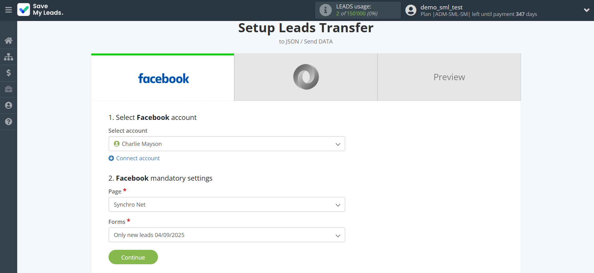 How to Connect Facebook with JSON | Data Source account connection How to Connect Facebook with JSON | Data Source account connection