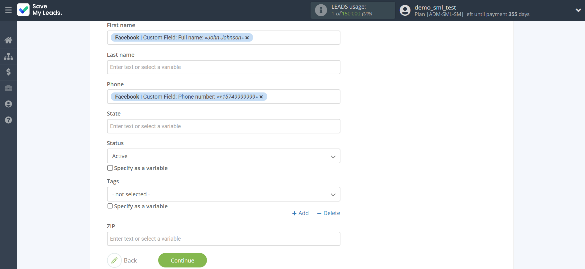 How to Connect Facebook with Drip Add Subscribers to campaign | Assigning fields