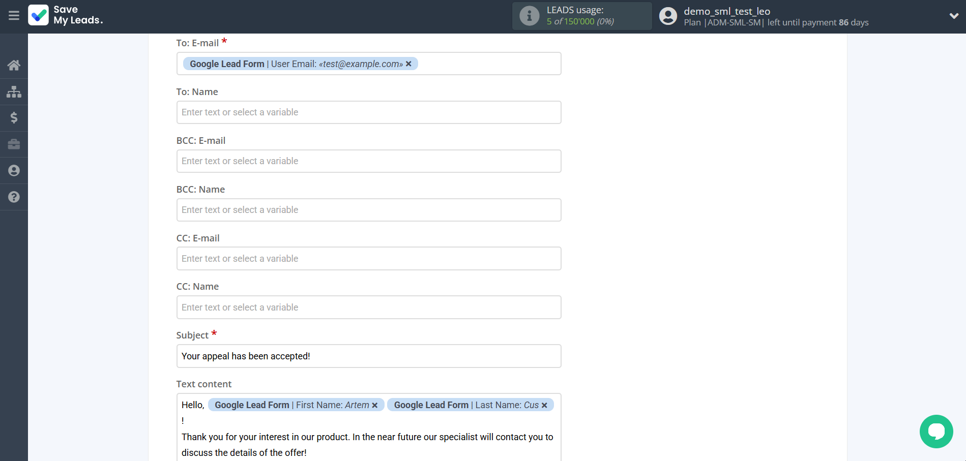 How to Connect Google Lead Form with Resend | Assigning fields