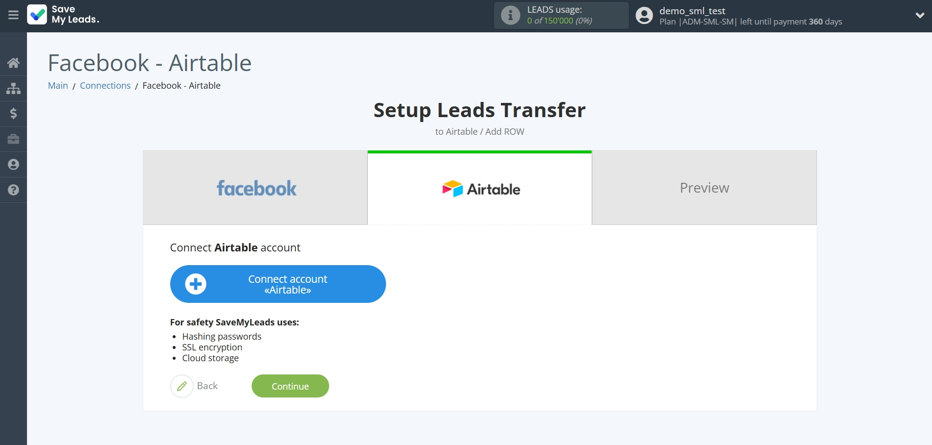 How to Connect Facebook with AirTable | Data Destination account connection How to Connect Facebook with AirTable | Data Destination account connection