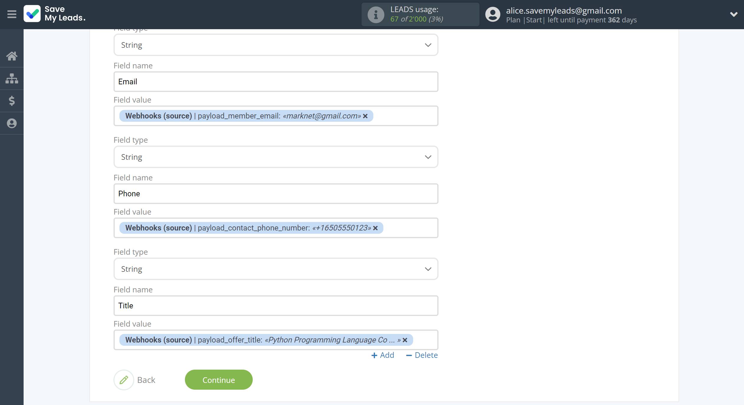 How to Connect Webhooks with Amazon DynamoDB | Assigning fields How to Connect Webhooks with Amazon DynamoDB | Assigning fields
