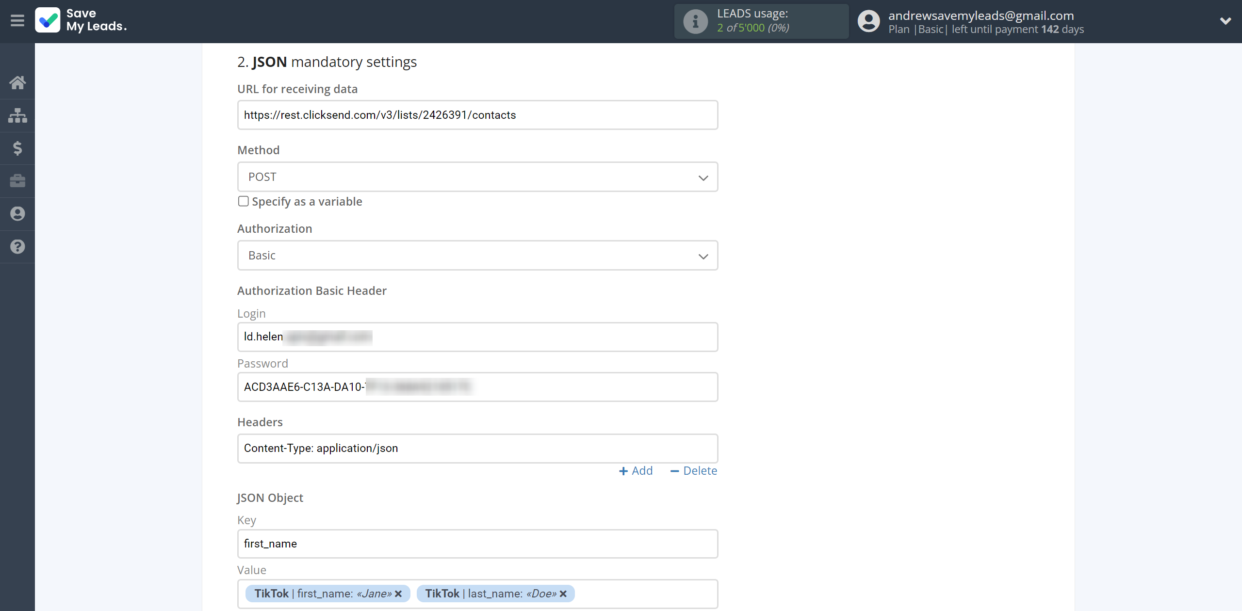 How to Connect TikTok with JSON | Assigning fields How to Connect TikTok with JSON | Assigning fields