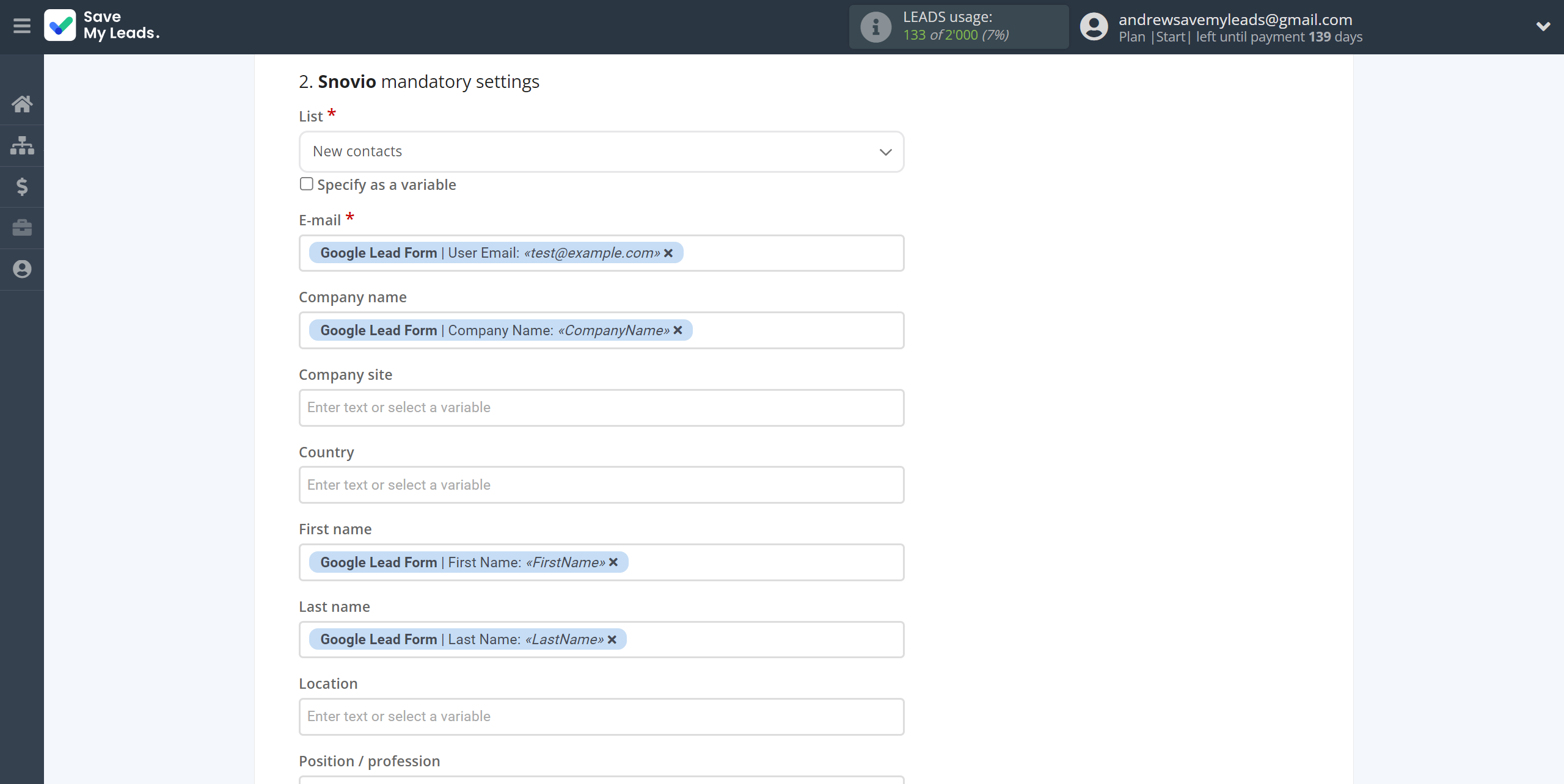 How to Connect Google Lead Form with Snovio Add Contacts | Assigning fields How to Connect Google Lead Form with Snovio Add Contacts | Assigning fields