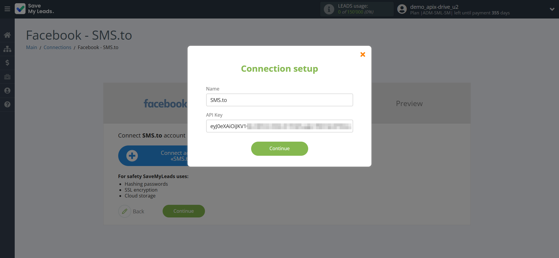 How to Connect Facebook with SMS.to | Data Destination account connection How to Connect Facebook with SMS.to | Data Destination account connection