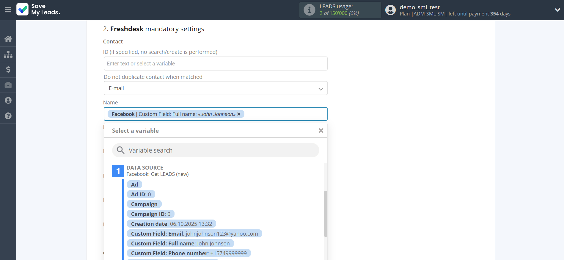 How to Connect Facebook with Freshdesk Create Ticket | Assigning fields