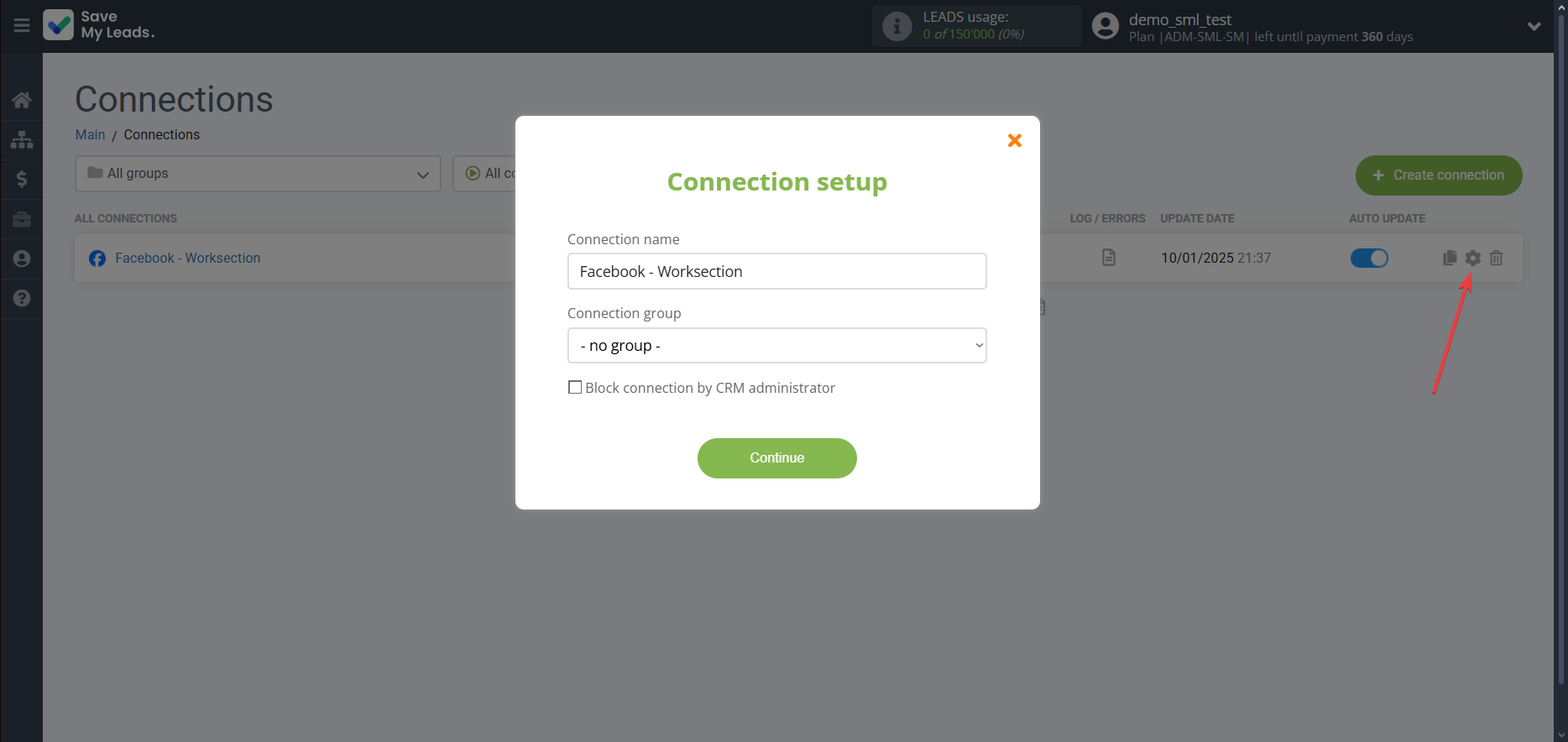 How to Connect Facebook with Worksection | Name and group connection How to Connect Facebook with Worksection | Name and group connection