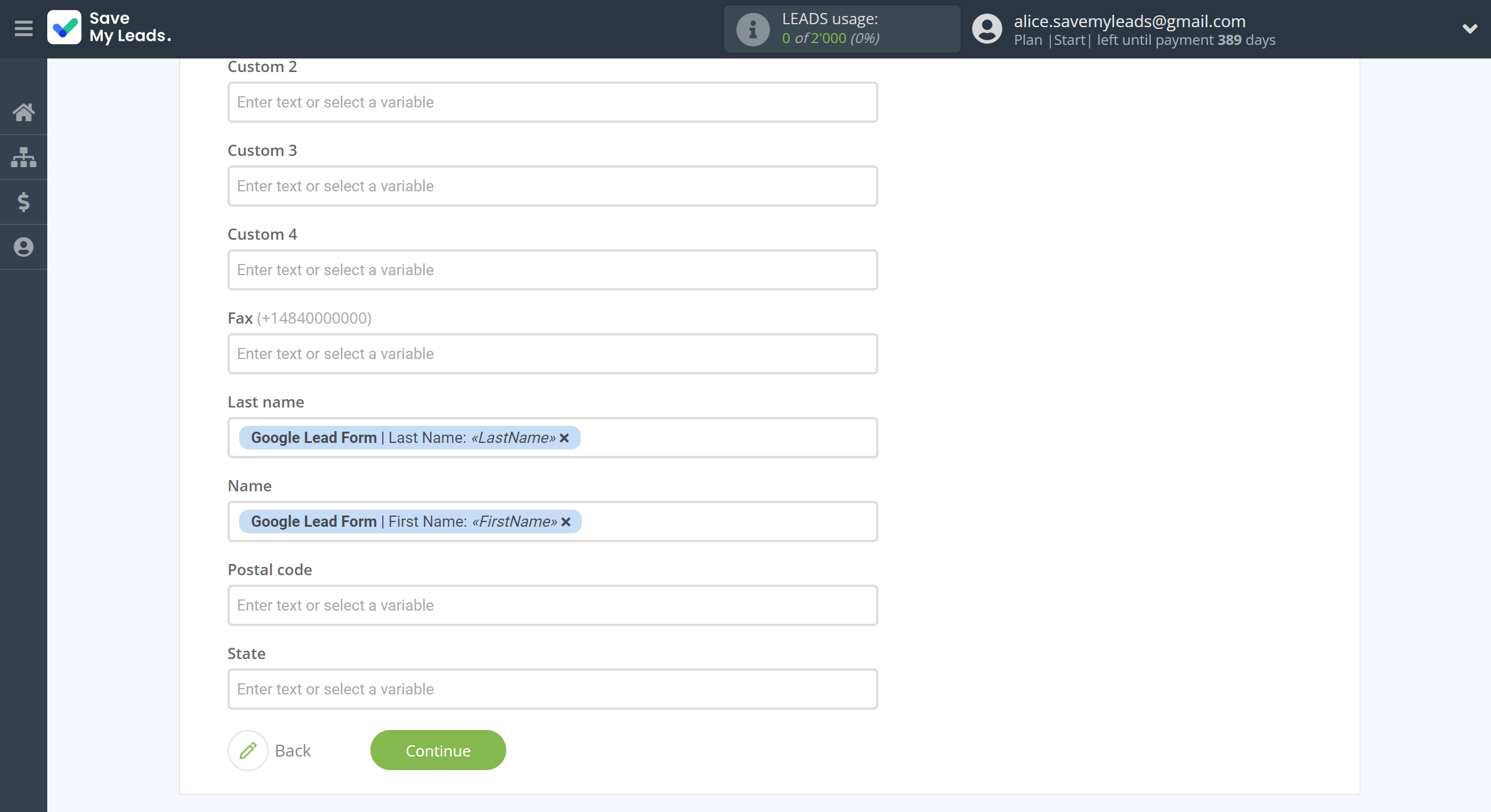 How to Connect Google Lead Form with ClickSend Add Contacts | Assigning fields How to Connect Google Lead Form with ClickSend Add Contacts | Assigning fields