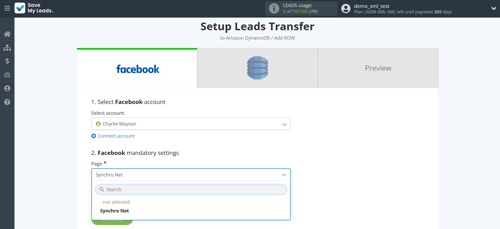 How to Connect Facebook with Amazon DynamoDB | Data Source account connection How to Connect Facebook with Amazon DynamoDB | Data Source account connection